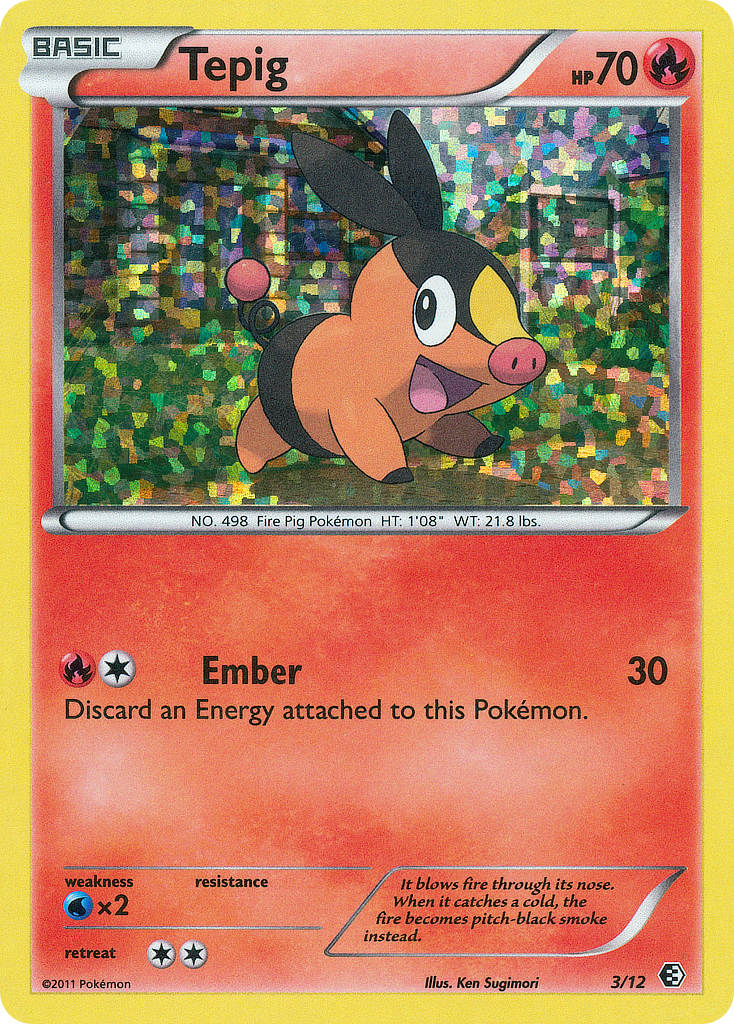 Tepig (3/12) [McDonald's Promos: 2011 Collection] | The Time Vault CA