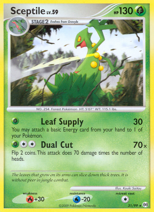 Sceptile (31/99) [Platinum: Arceus] | The Time Vault CA