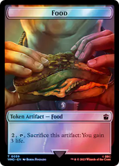 Alien Rhino // Food (0059) Double-Sided Token (Surge Foil) [Doctor Who Tokens] | The Time Vault CA