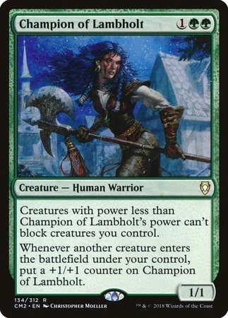 Champion of Lambholt [Commander Anthology Volume II] | The Time Vault CA
