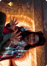 Birgi, God of Storytelling Art Card (Gold-Stamped Signature) [Kaldheim: Art Series] | The Time Vault CA