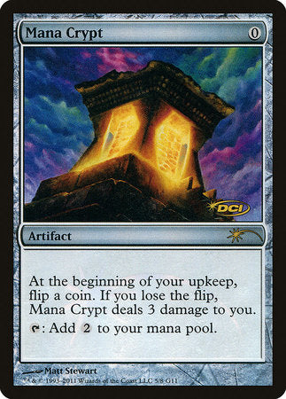 Mana Crypt [Judge Gift Cards 2011] | The Time Vault CA