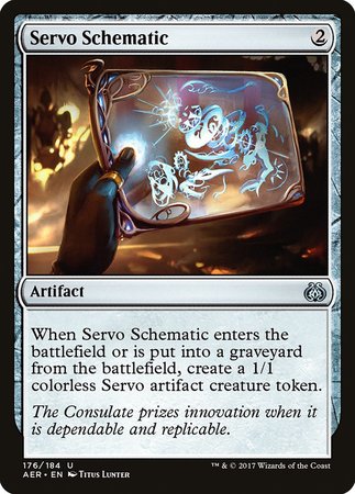 Servo Schematic [Aether Revolt] | The Time Vault CA