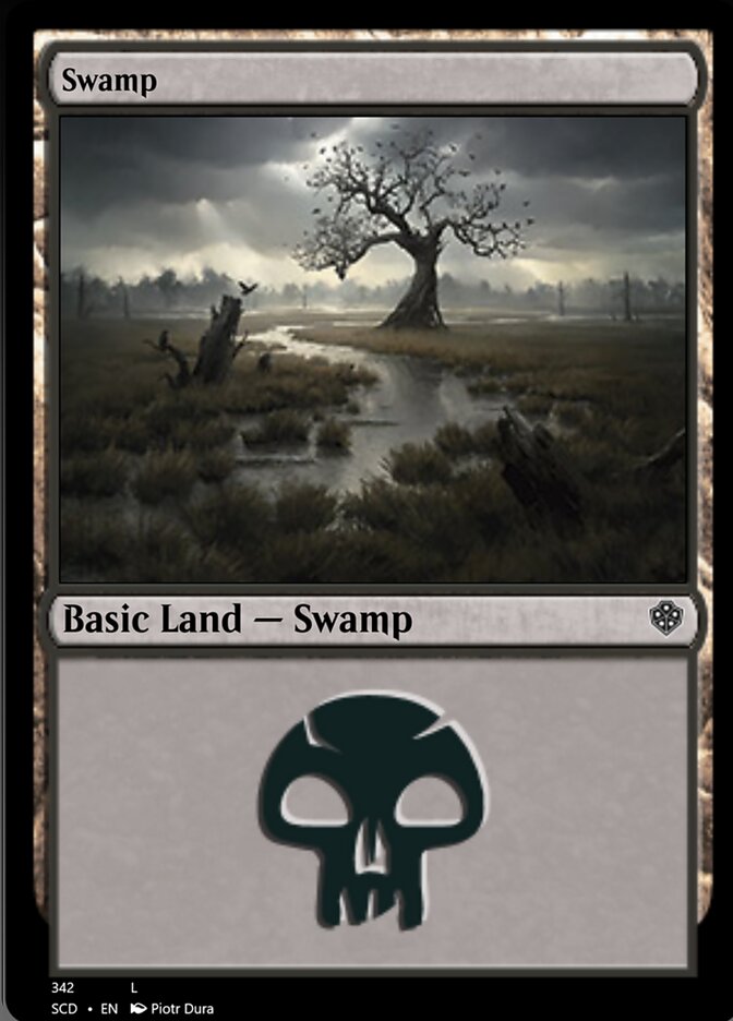 Swamp (342) [Starter Commander Decks] | The Time Vault CA