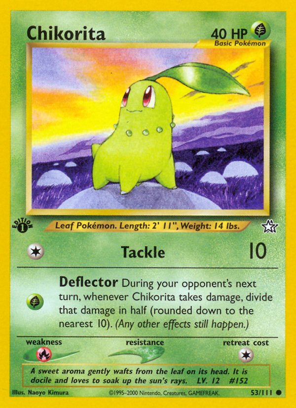 Chikorita (53/111) [Neo Genesis 1st Edition] | The Time Vault CA