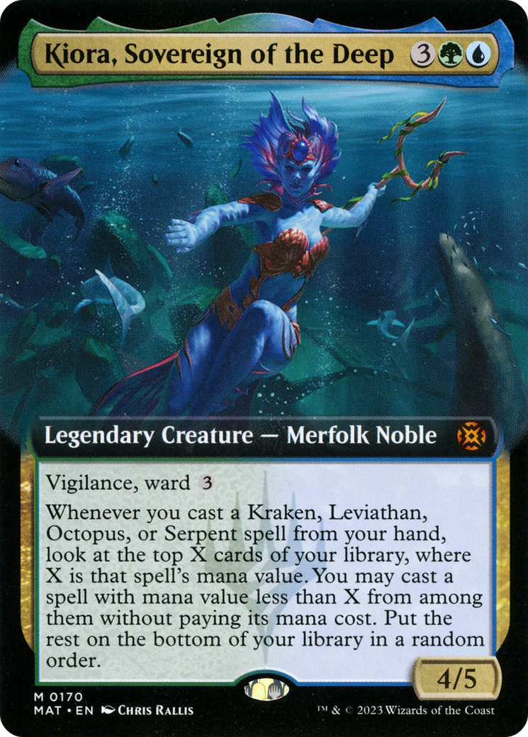 Kiora, Sovereign of the Deep (Extended Art) [March of the Machine: The Aftermath] | The Time Vault CA