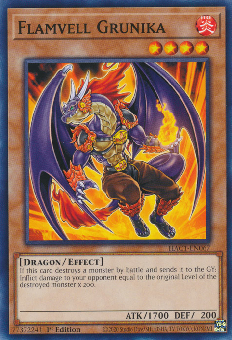 Flamvell Grunika [HAC1-EN067] Common | The Time Vault CA