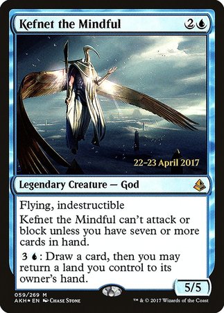 Kefnet the Mindful [Amonkhet Promos] | The Time Vault CA