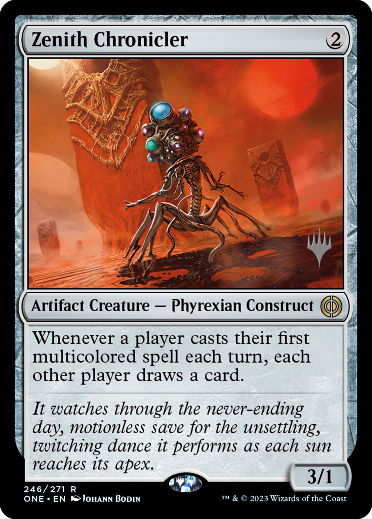 Zenith Chronicler (Promo Pack) [Phyrexia: All Will Be One Promos] | The Time Vault CA