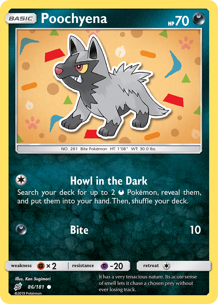 Poochyena (86/181) [Sun & Moon: Team Up] | The Time Vault CA