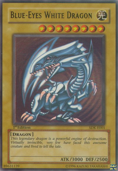 Blue-Eyes White Dragon [SDK-E001] Ultra Rare | The Time Vault CA