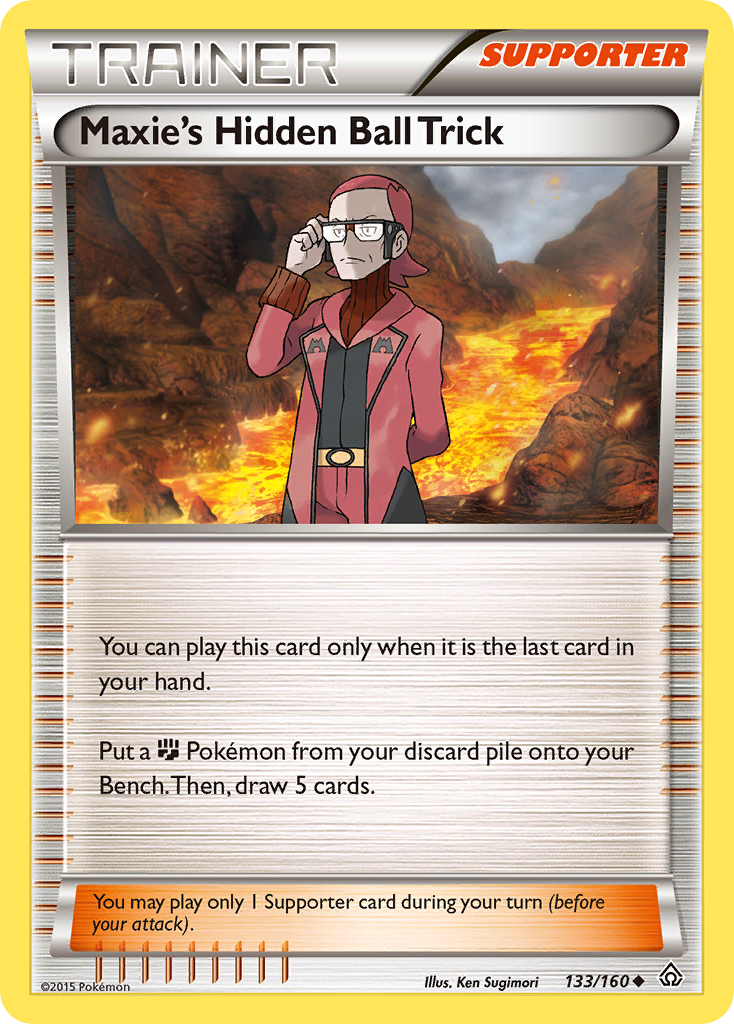 Maxie's Hidden Ball Trick (133/160) [XY: Primal Clash] | The Time Vault CA