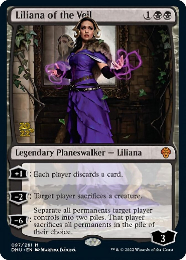 Liliana of the Veil [Dominaria United Prerelease Promos] | The Time Vault CA