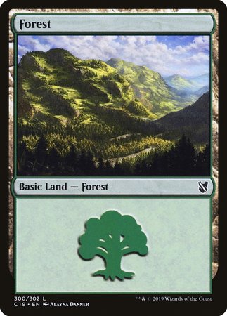 Forest (300) [Commander 2019] | The Time Vault CA