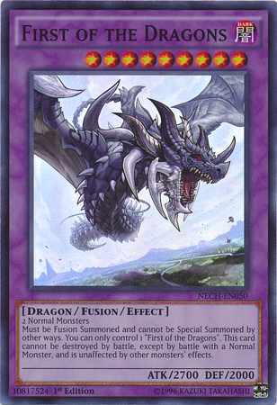 First of the Dragons [NECH-EN050] Super Rare | The Time Vault CA