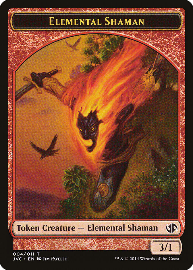 Elemental Shaman Token (Jace vs. Chandra) [Duel Decks Anthology Tokens] | The Time Vault CA