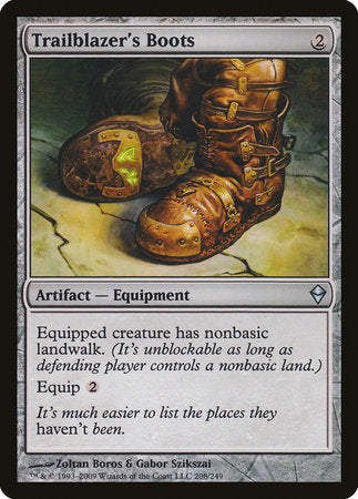 Trailblazer's Boots [Zendikar] | The Time Vault CA