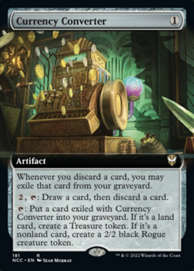 Currency Converter (Extended Art) [Streets of New Capenna Commander] | The Time Vault CA