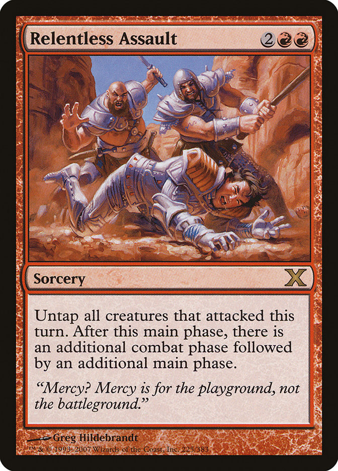 Relentless Assault [Tenth Edition] | The Time Vault CA