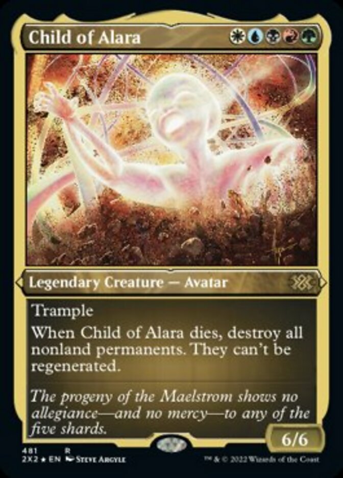 Child of Alara (Foil Etched) [Double Masters 2022] | The Time Vault CA