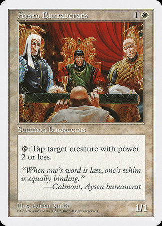 Aysen Bureaucrats [Fifth Edition] | The Time Vault CA
