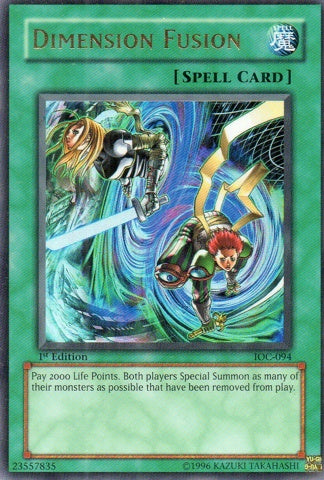 Dimension Fusion [IOC-094] Ultra Rare | The Time Vault CA
