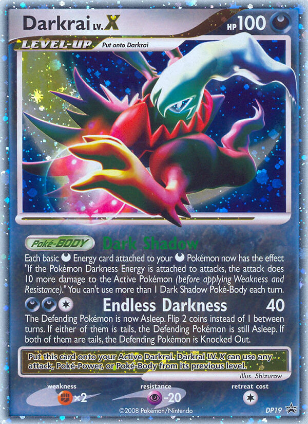 Darkrai LV.X (DP19) [Diamond & Pearl: Black Star Promos] | The Time Vault CA