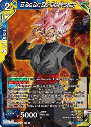 SS Rose Goku Black, Divine Prosperity [P-206] | The Time Vault CA