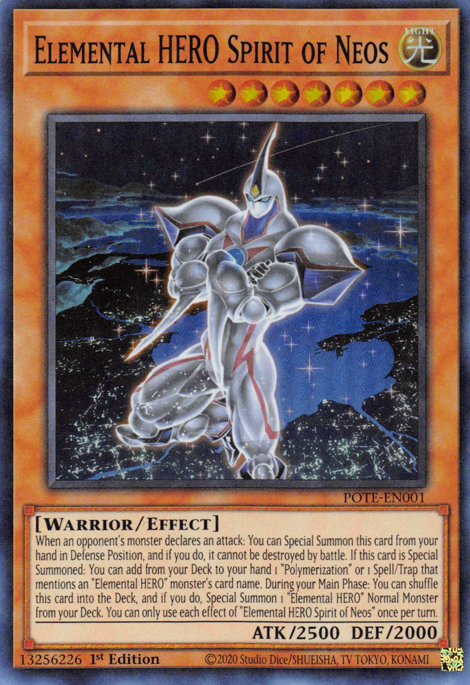 Elemental HERO Spirit of Neos [POTE-EN001] Super Rare | The Time Vault CA