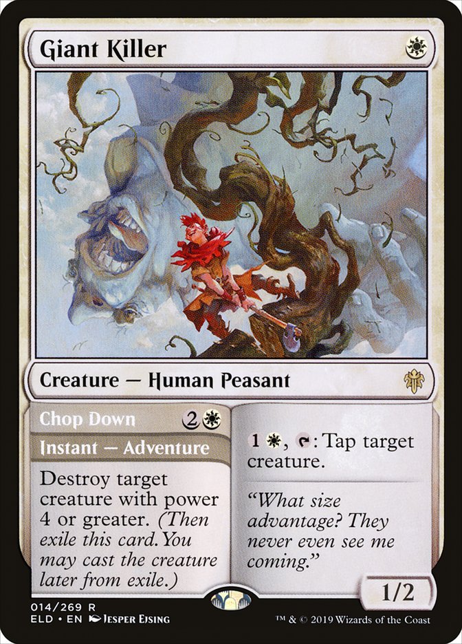 Giant Killer // Chop Down [Throne of Eldraine] | The Time Vault CA