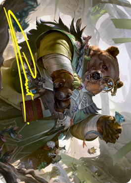 Professor of Zoomancy Art Card (Gold-Stamped Signature) [Strixhaven: School of Mages Art Series] | The Time Vault CA