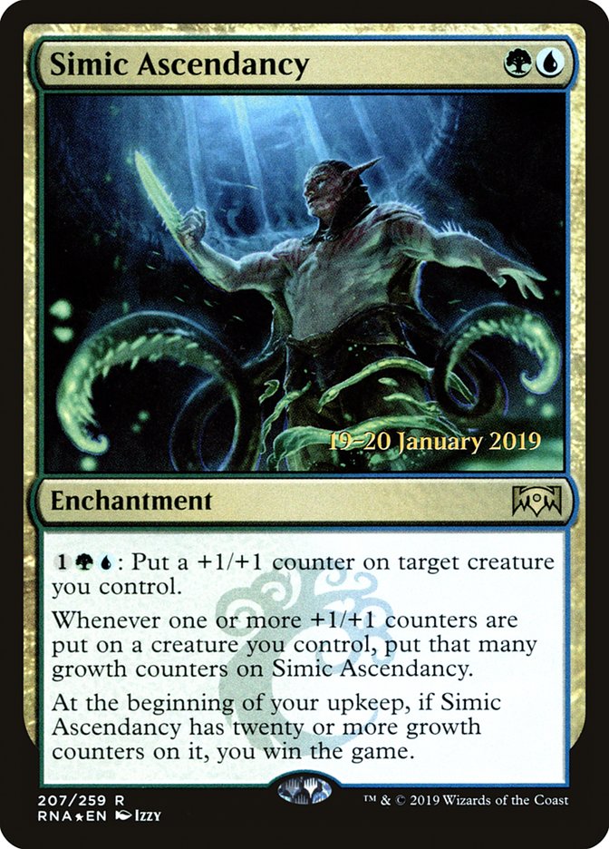 Simic Ascendancy [Ravnica Allegiance Prerelease Promos] | The Time Vault CA