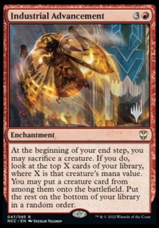 Industrial Advancement (Promo Pack) [Streets of New Capenna Commander Promos] | The Time Vault CA