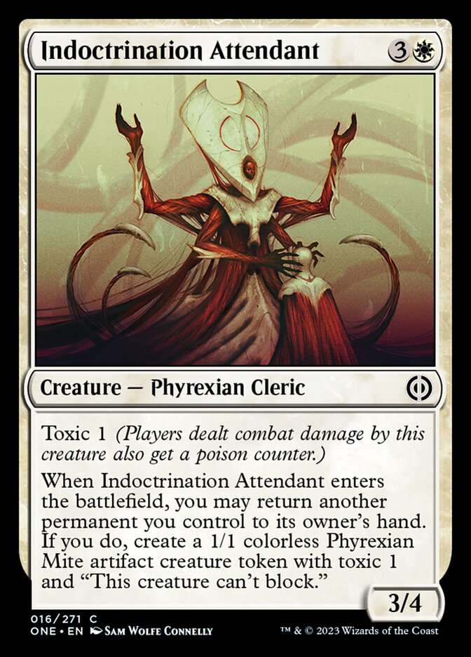 Indoctrination Attendant [Phyrexia: All Will Be One] | The Time Vault CA