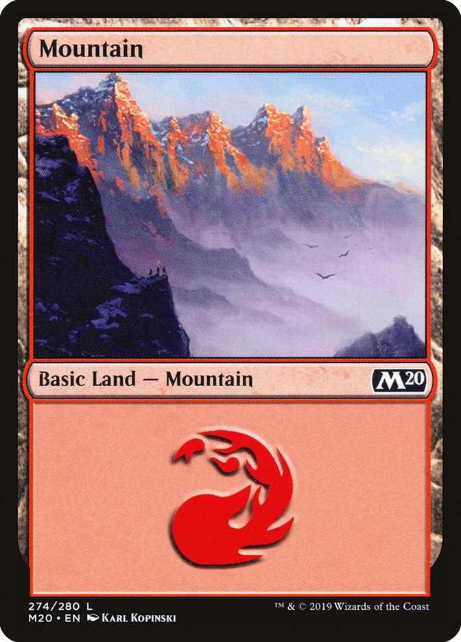 Mountain (#274) [Core Set 2020] | The Time Vault CA