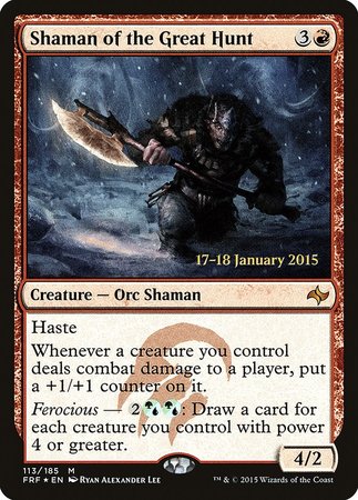 Shaman of the Great Hunt [Fate Reforged Promos] | The Time Vault CA