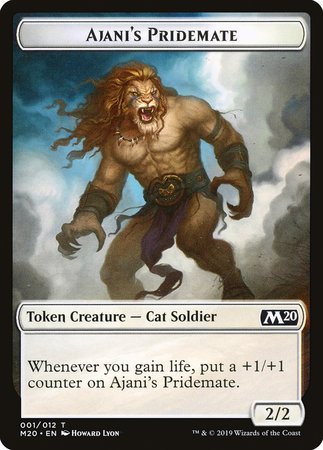 Ajani's Pridemate Token [Core Set 2020 Tokens] | The Time Vault CA