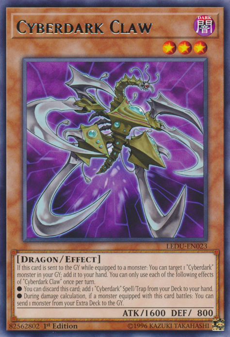 Cyberdark Claw [LEDU-EN023] Rare | The Time Vault CA