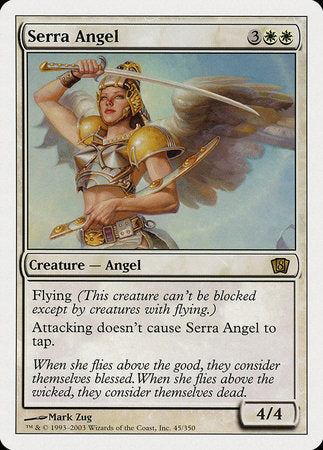 Serra Angel [Eighth Edition] | The Time Vault CA