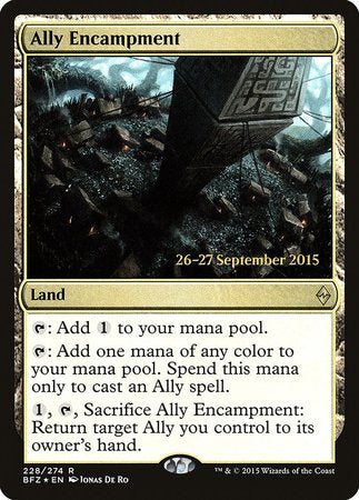 Ally Encampment [Battle for Zendikar Promos] | The Time Vault CA