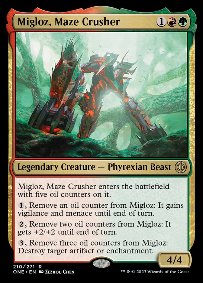 Migloz, Maze Crusher [Phyrexia: All Will Be One] | The Time Vault CA