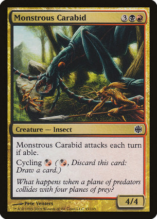 Monstrous Carabid [Alara Reborn] | The Time Vault CA