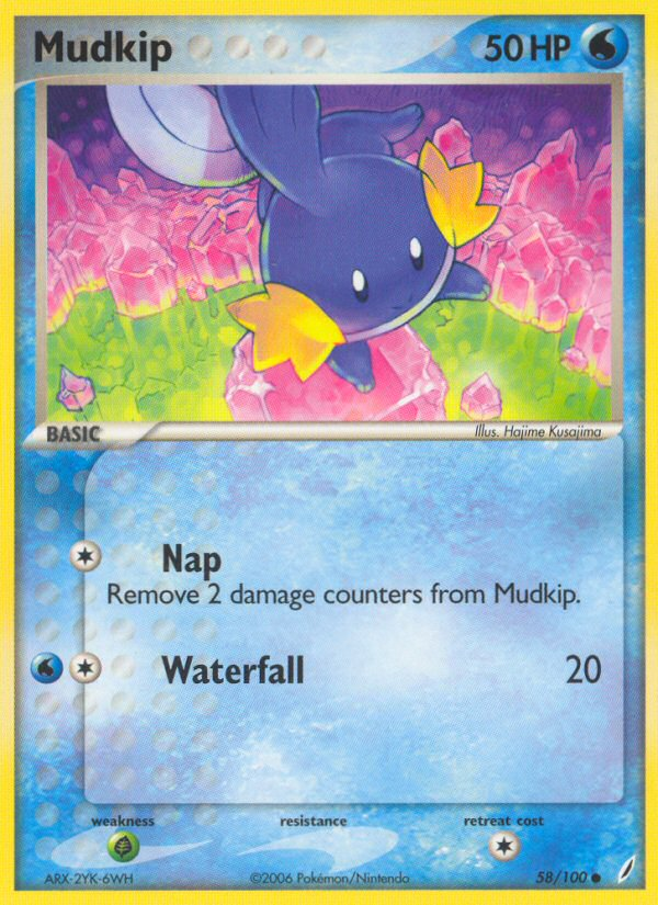 Mudkip (58/100) [EX: Crystal Guardians] | The Time Vault CA