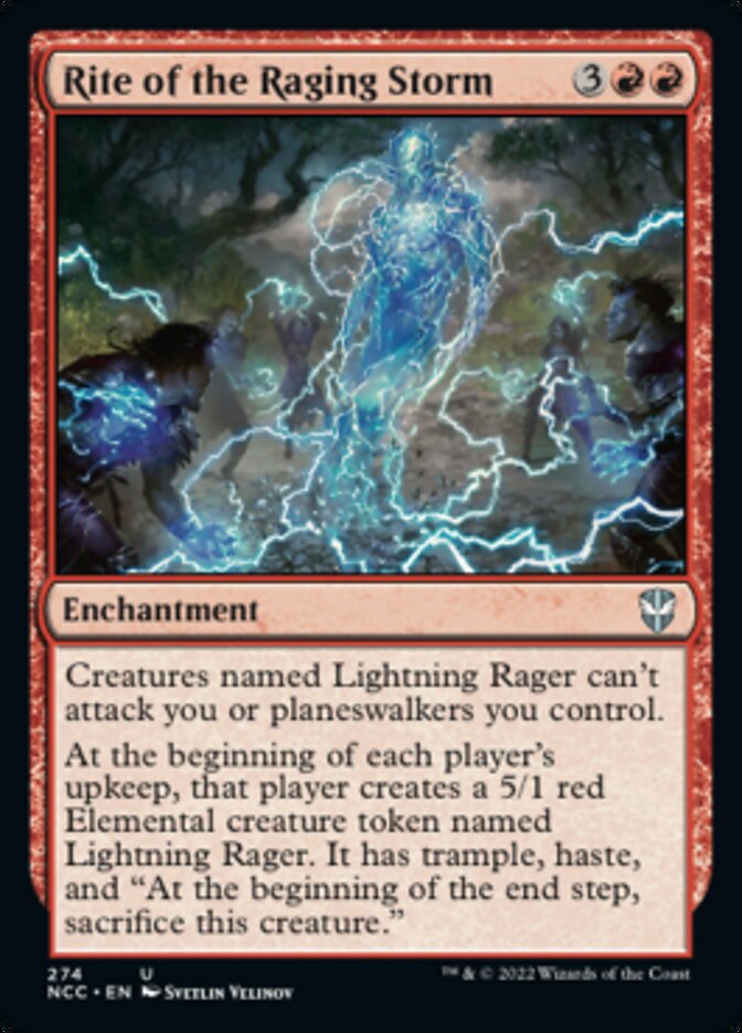 Rite of the Raging Storm [Streets of New Capenna Commander] | The Time Vault CA