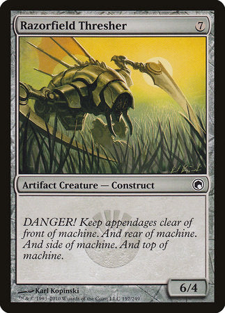 Razorfield Thresher [Scars of Mirrodin] | The Time Vault CA