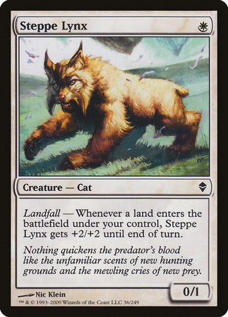 Steppe Lynx [Zendikar] | The Time Vault CA