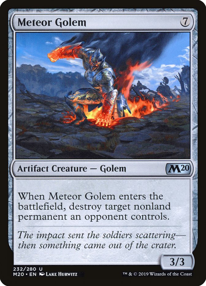 Meteor Golem [Core Set 2020] | The Time Vault CA