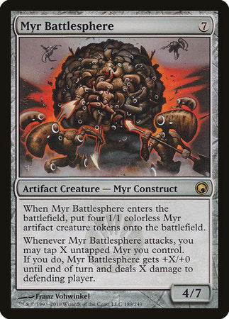 Myr Battlesphere [Scars of Mirrodin] | The Time Vault CA