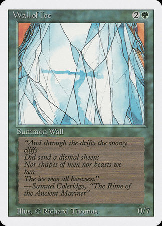 Wall of Ice [Revised Edition] | The Time Vault CA