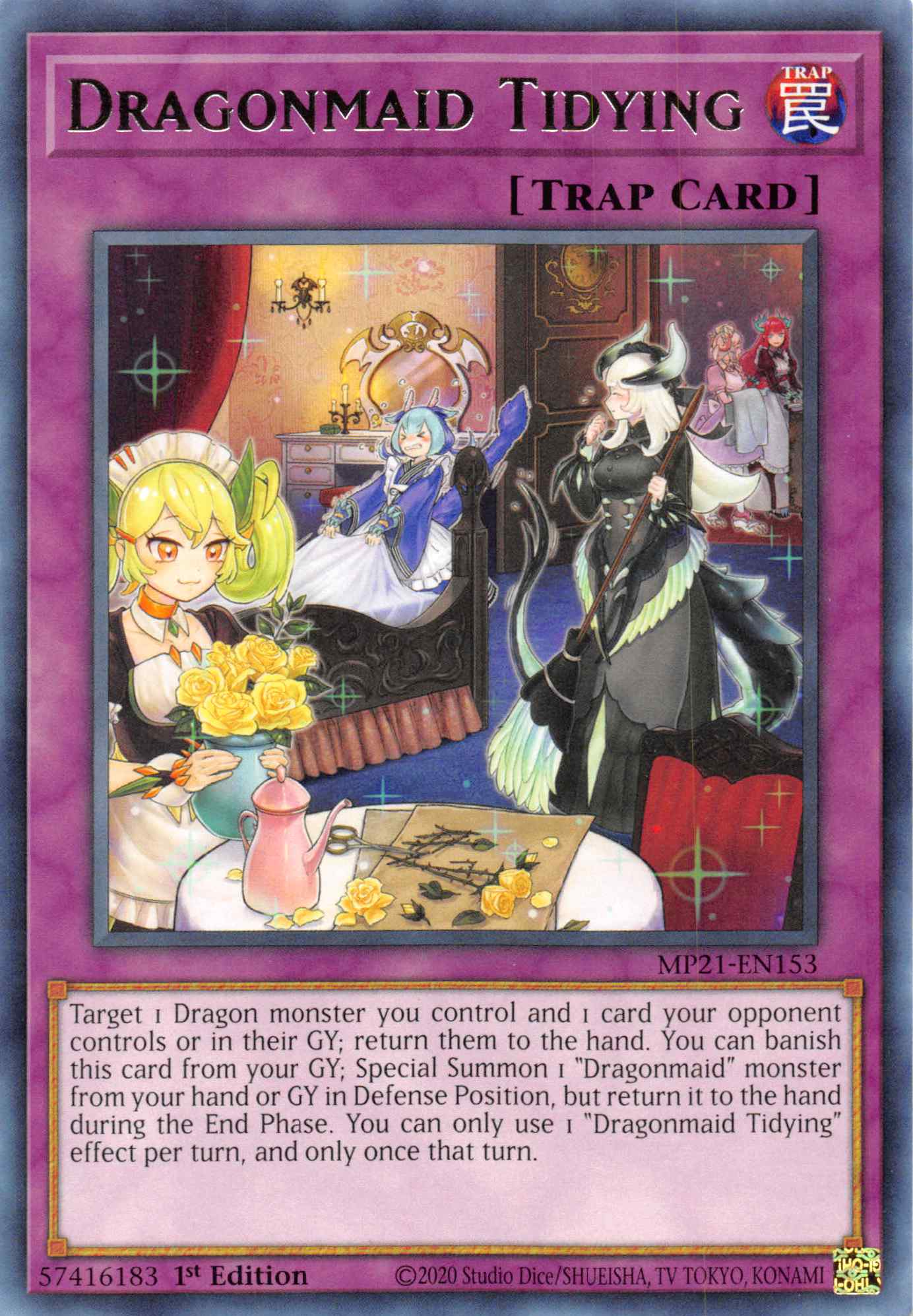 Dragonmaid Tidying [MP21-EN153] Rare | The Time Vault CA